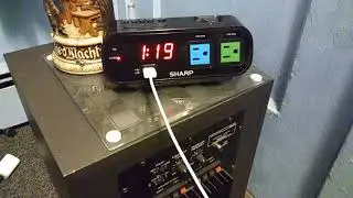 My Sharp SPC137 LED Alarm Clock With Power Outlets & USB Port