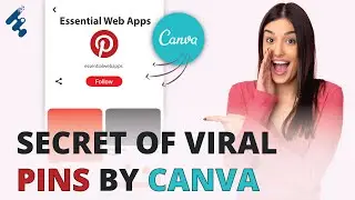 Pinterest Pin Canva  - How To Create Viral Pins On Pinterest - How to Make Video Pins in Canva