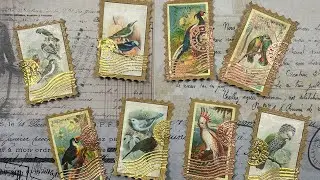 📮Easy DIY Faux Vintage Stamps