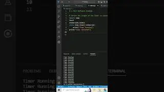 Best Timer Control Program using Python #shortsfeed  #shorts #shortvideo #viralshorts