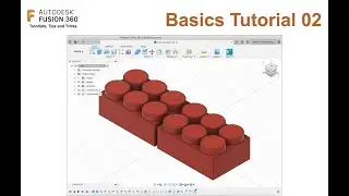 Autodesk Fusion 360 Basics - Chamfer, Filler and Materials (Tutorial 02)