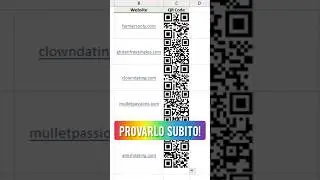 🔲  Come Creare QRCode | Google Sheets