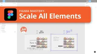 Figma Tips ⚡ - Scale Tool