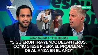 SE ALEJAN DEL OBJETIVO: ALIANZA LIMA no pasó del 1-1 ante MELGAR en MATUTE | DESPUÉS DE TODO ⚽🎙️