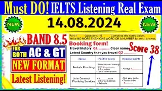 IELTS LISTENING PRACTICE TEST 2024 WITH ANSWERS | 14.08.2024