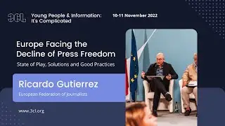 Ricardo Gutierrez from the EFJ on ‘Europe Facing the Decline of Press Freedom’