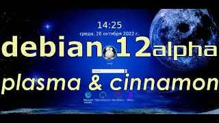 Debian 12 KDE Plasma & Cinnamon | ZSH Color Terminal
