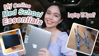 💻 My Essentials for Online Med School Classes (gadgets, accessories, my online set up) | Philippines