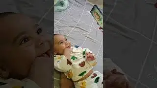 Cute baby Smile at His own Video #cutebaby #babysmile #babyshorts
