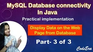 How to Fetch Data from Database and display it on Web Page | Login Form in Java | JDBC