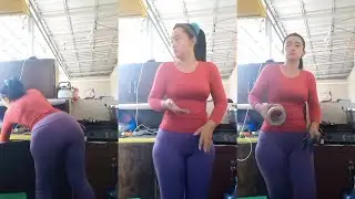 Bunda cantik beres beres tempat jualan esteh manis