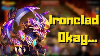 New Serratica Skin | Ironclad Dragon | Game-Play | castle Clash