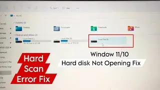 Hard disk not opening in windows 10 /11 | Repair hard disk without losing data | Ravitech