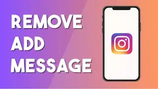 How To Remove Add Message Button On Instagram Post - Full Guide (2023)