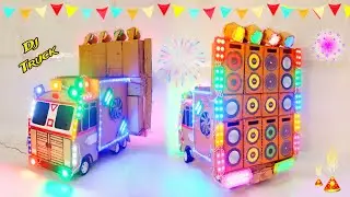 Diy Mini Dj Truck Loading Lights Decoration Diy Mini Wedding Dj Setup Loading Radha Krishna Trolley