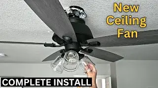 DIY ceiling Fan install with Universal remote