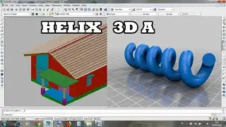 489 HELIX BEBAS 3D AUTOCAD