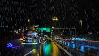 ☔️Highway Driving in the #Rain for Relaxation and Sleep😪