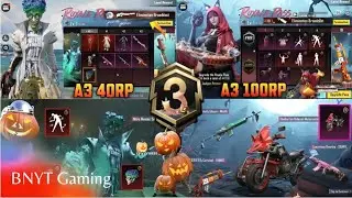 New A3 Royal Pass Is Live | 1 TO 100 RP Rewards is here