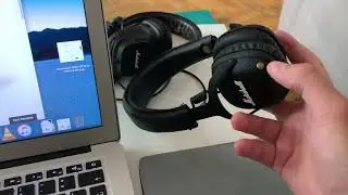 Как подключить Bluetooth наушники Marshall MID к MacBook