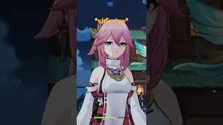 angry yae miko and noelle from genshin impact  