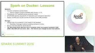 Lessons Learned From Running Spark On Docker