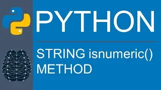 Python | Data Type | String | isnumeric() Method