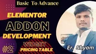 Elementor addon development || Elementor Custom widget development series #2 
