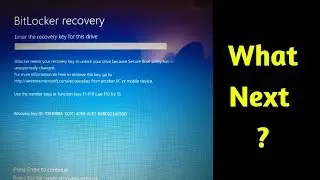 BitLocker recovery key suggestions | Windows 10 Recovery Key solutions