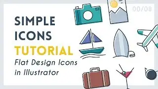 Create Simple Icons | Illustrator Tutorial