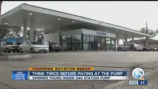 Credit card skimmer found at Boynton Beach gas station