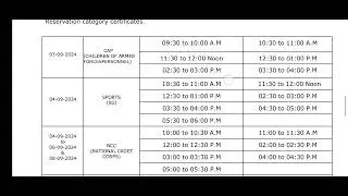 TG ICET 2024 slot booking certificate verification weboptions MBA MCA Admission  first phase