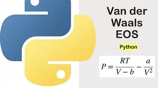 Van der Waals EOS in Python (Solving for Specific Volume)