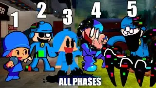 POCOYO ALL PHASES (1-5) - Friday Night Funkin' (FNF Mod)
