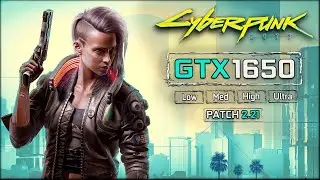 Cyberpunk 2077 Test in GTX 1650 [1080p Low, Med, High, Ultra Settings with FSR 3 Quality Mode]