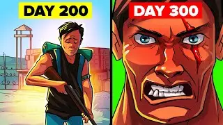 I Survived 300 Days of NUCLEAR WAR (NOT Minecraft)