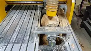 RUS - CNC  Фрезерный станок с ЧПУ и поворотным устройством