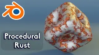 Procedural Rust Metal texture in Blender 3.4 Nodes | Blender Tutorial