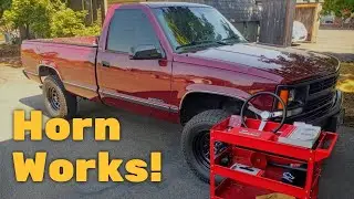 New Horn Wire, Turn Signal Cancel Ring, and Grant Steering Wheel: 1994 Chevy C1500 Horn Not Working
