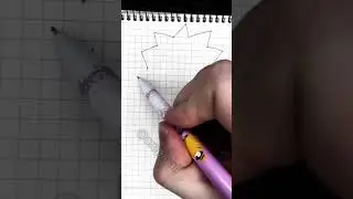 Как нарисовать Наруто по клеточкам