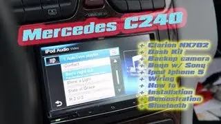 MERCEDES BENZ C-CLASS GPS RADIO NX702 Navigation,Backup Camera,Installation by AUTOTOYS.COM (W203)