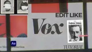 How To Design And Animate Like VOX - After Effects Tutorial For Beginners