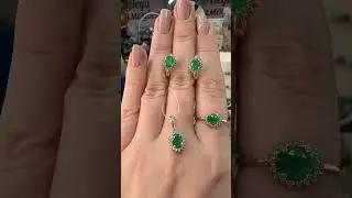 Золотиночка ТВ представляет ❇️Изумрудный Комплект 💚Мастер Бриллиант 🎄 