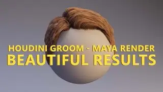 Houdini to Maya Grooming Workflow with Project Breakdown
