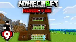 DEVASA ŞEKER KAMIŞI FARMI!! | Minecraft PE 1.17 Hardcore | Bölüm 9