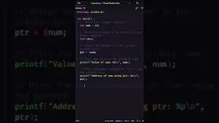 Pointers in C 