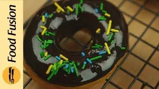 Homemade Chocolate Donuts Recipe | doughnut recipe  By Food Fusion