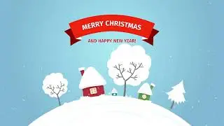 Christmas card | ZRVP | 2D flat animation