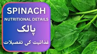 Spinach Nutritional Details (Ai info) پالک کی غذائیت کی تفصیلات