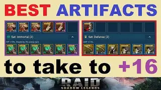 *BEST ARTIFACTS* to +16.. (Not Just Speed!).. RAID: Shadow Legends